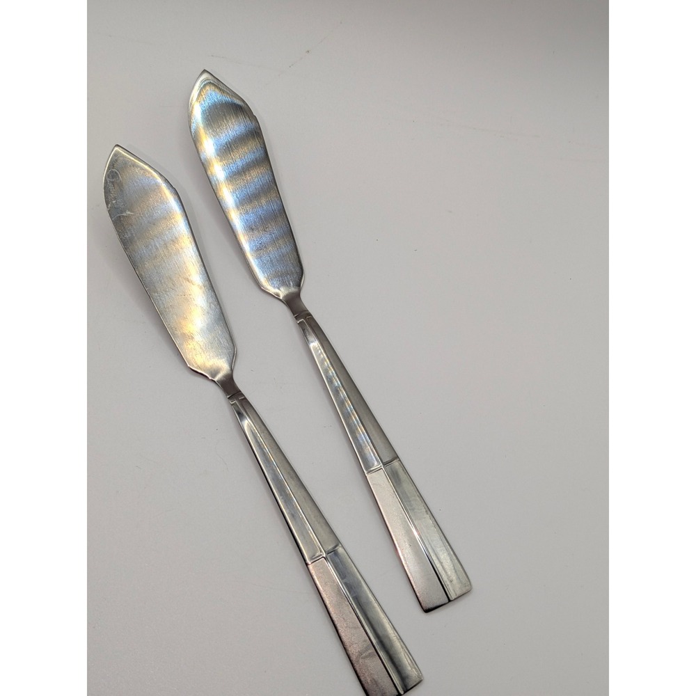 Pfaltzgraff Arabesque Frost 18/0 Stainless Steel Butter Spreader Knife